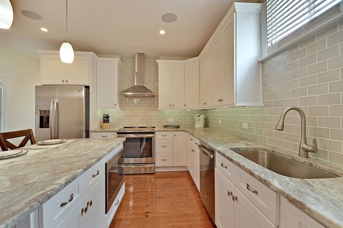 Fully equipped kitchen