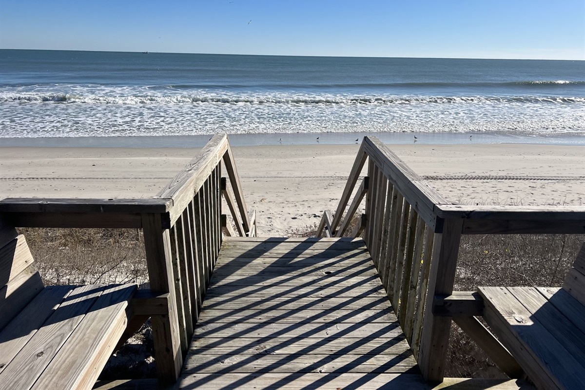 Just a Few steps from the beach