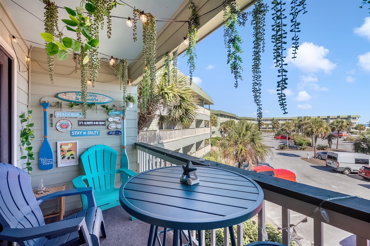 Porch | Susu's Sea Cabin | 238C 1300 Ocean Blvd | Isle of Palms, SC | IOP Escapes
