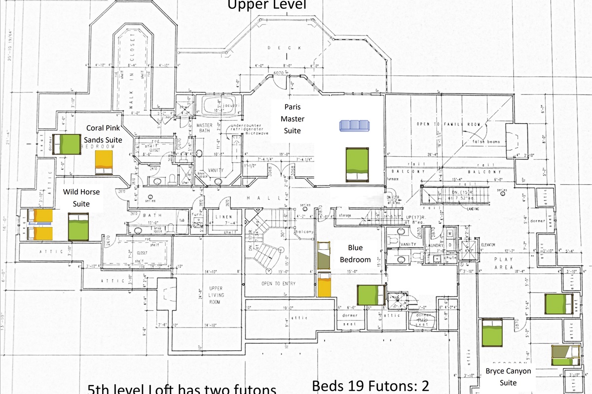 Upper Level Floor Plan