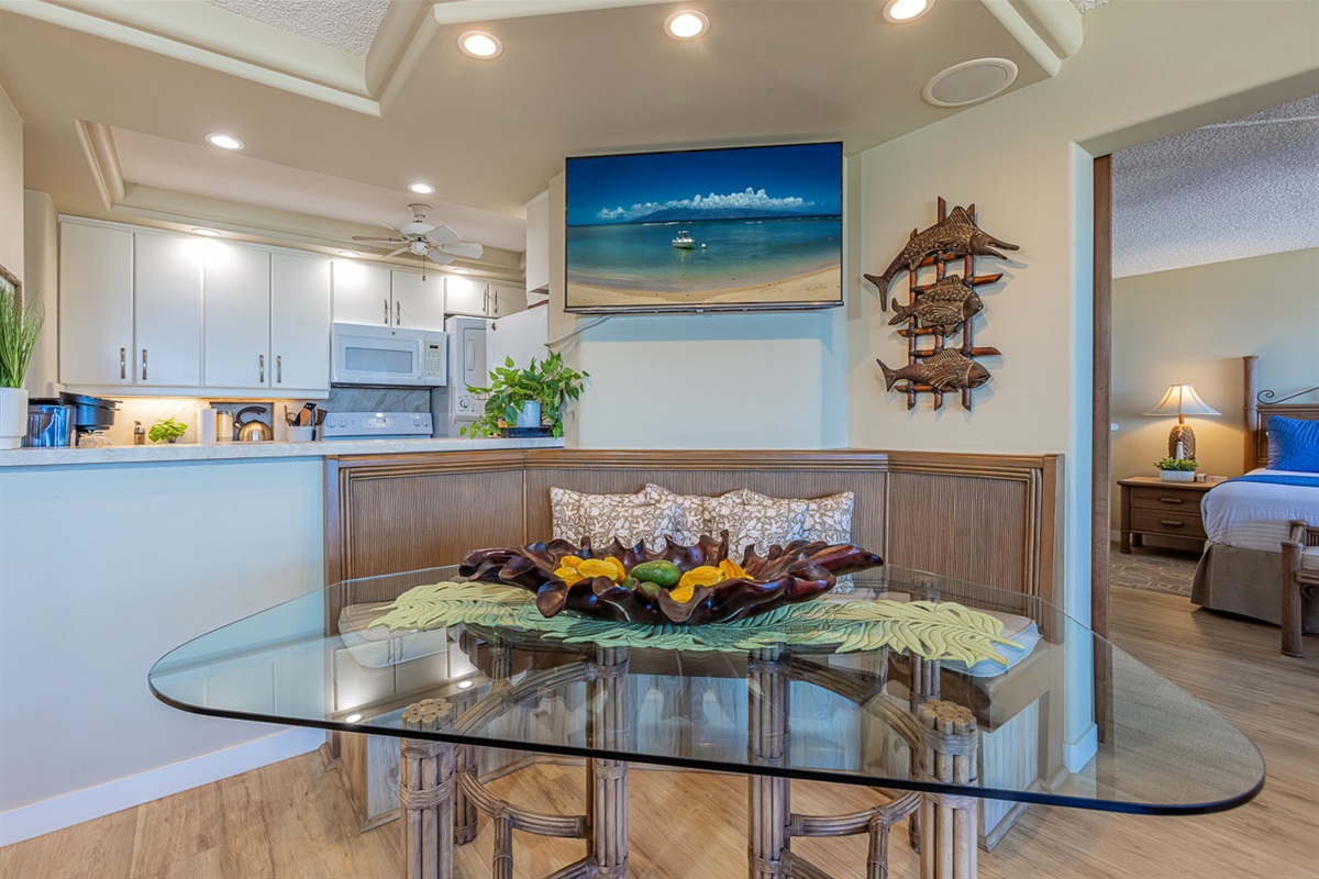 Dining Nook Inside Seats Four