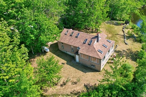 Aerial view from the property