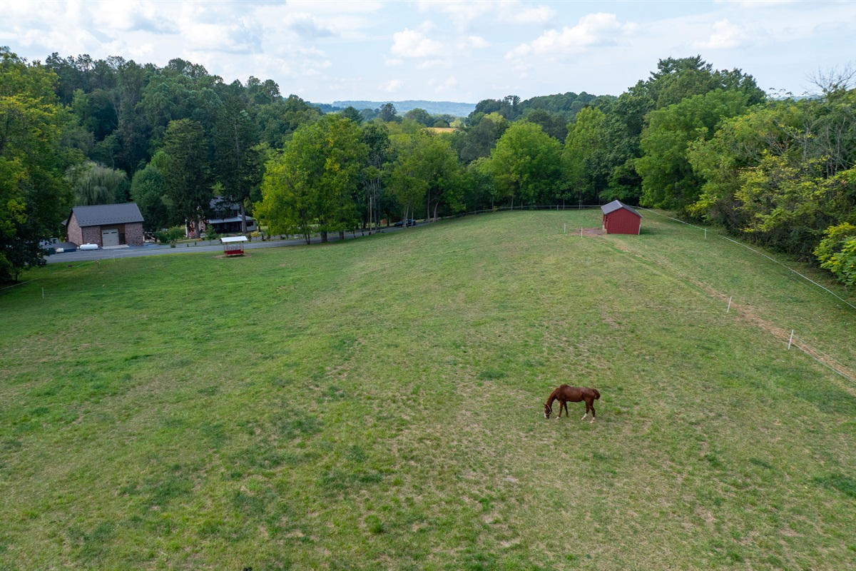 You'll see animals as the farmhouse is on a mini farm.