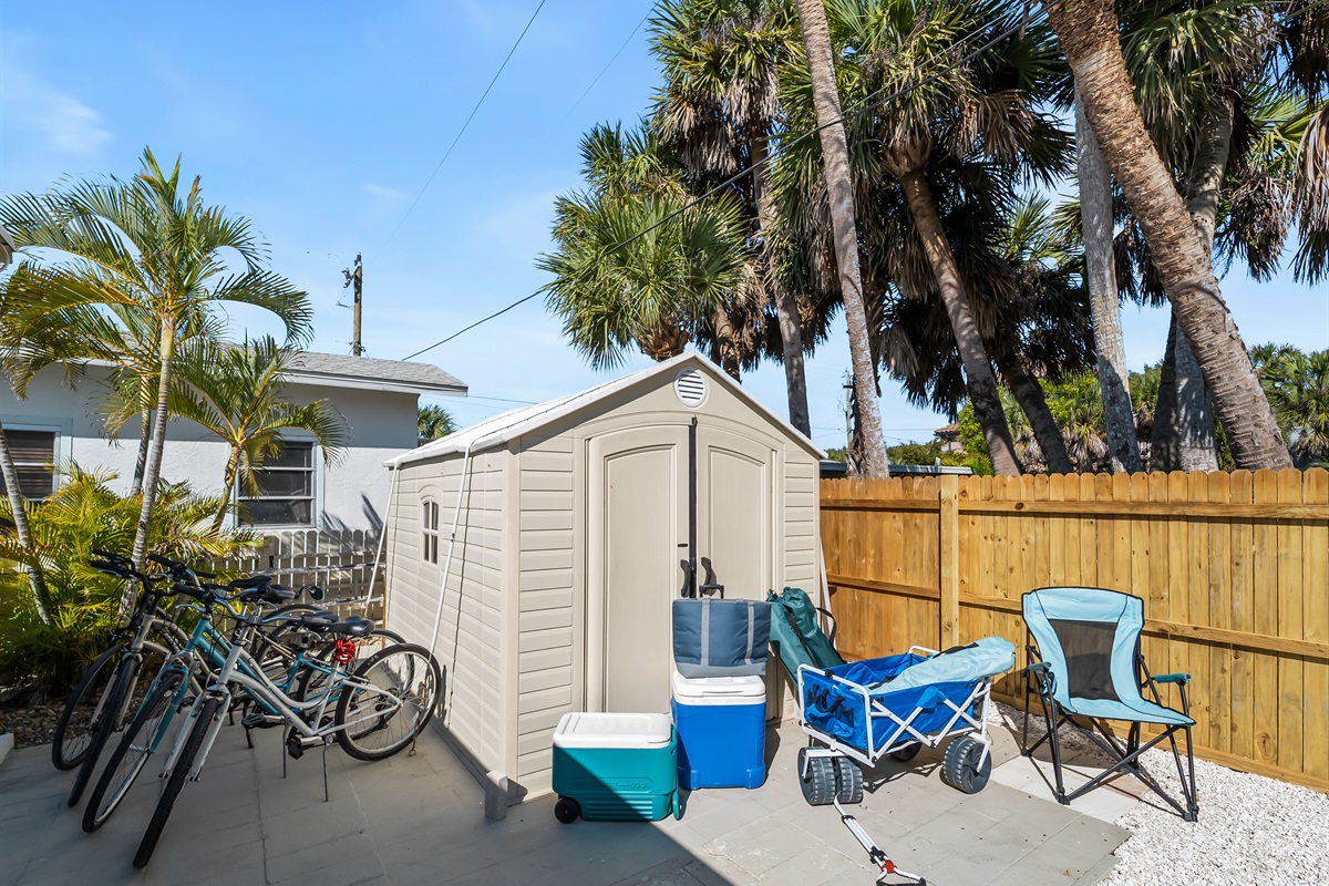 Bikes and Beach Gear!