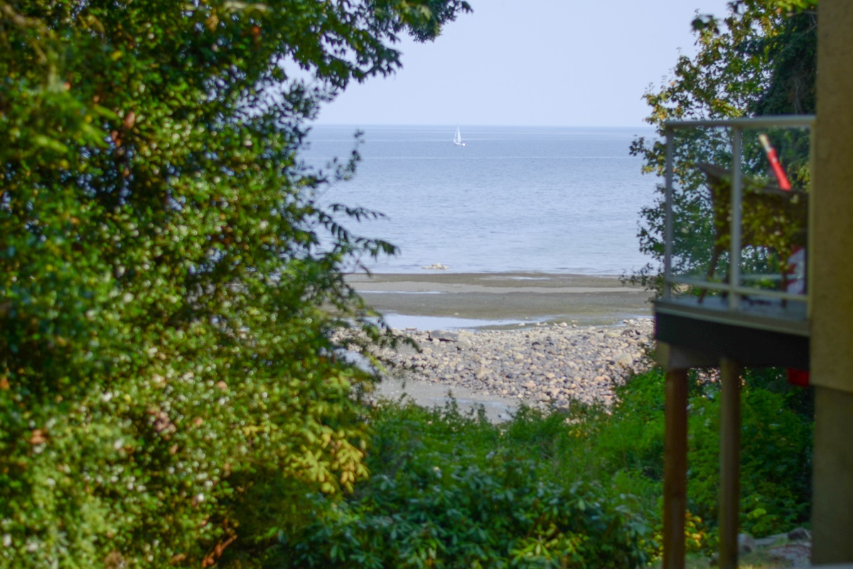 Waterfront location — steps from the sea