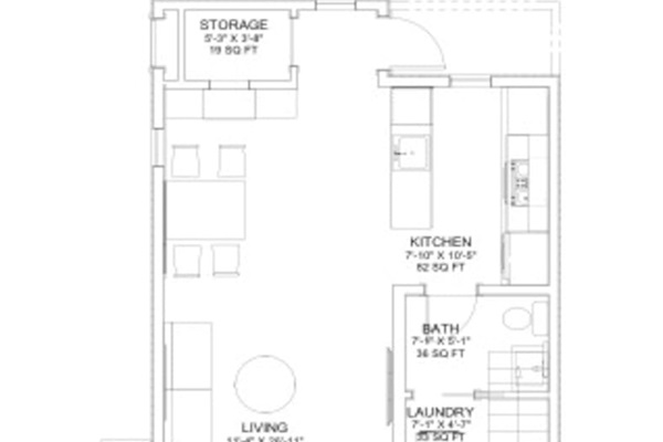Floor Plan Main Level - Sunrise Ridge Resort Airbnb in Parksville