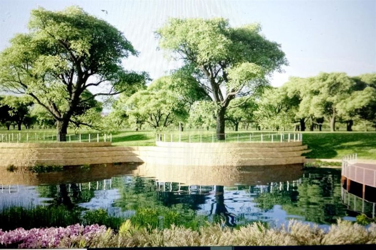 Signature Park is a  5 block walk through the neighborhood from the house and features a pond with boardwalk, playing lawns, playscape, a dog park, and a series of interconnected walking and hiking trails.  Restaurants are within walking distance.