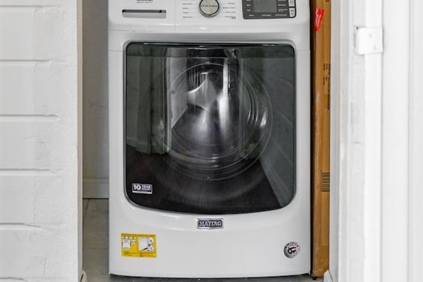 Washer and dryer in-unit with detergent