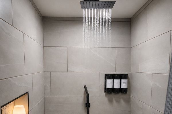 Walk in shower
