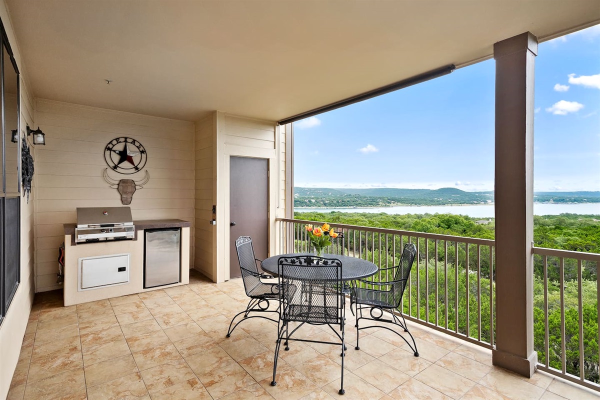 Built-in Grill on Patio