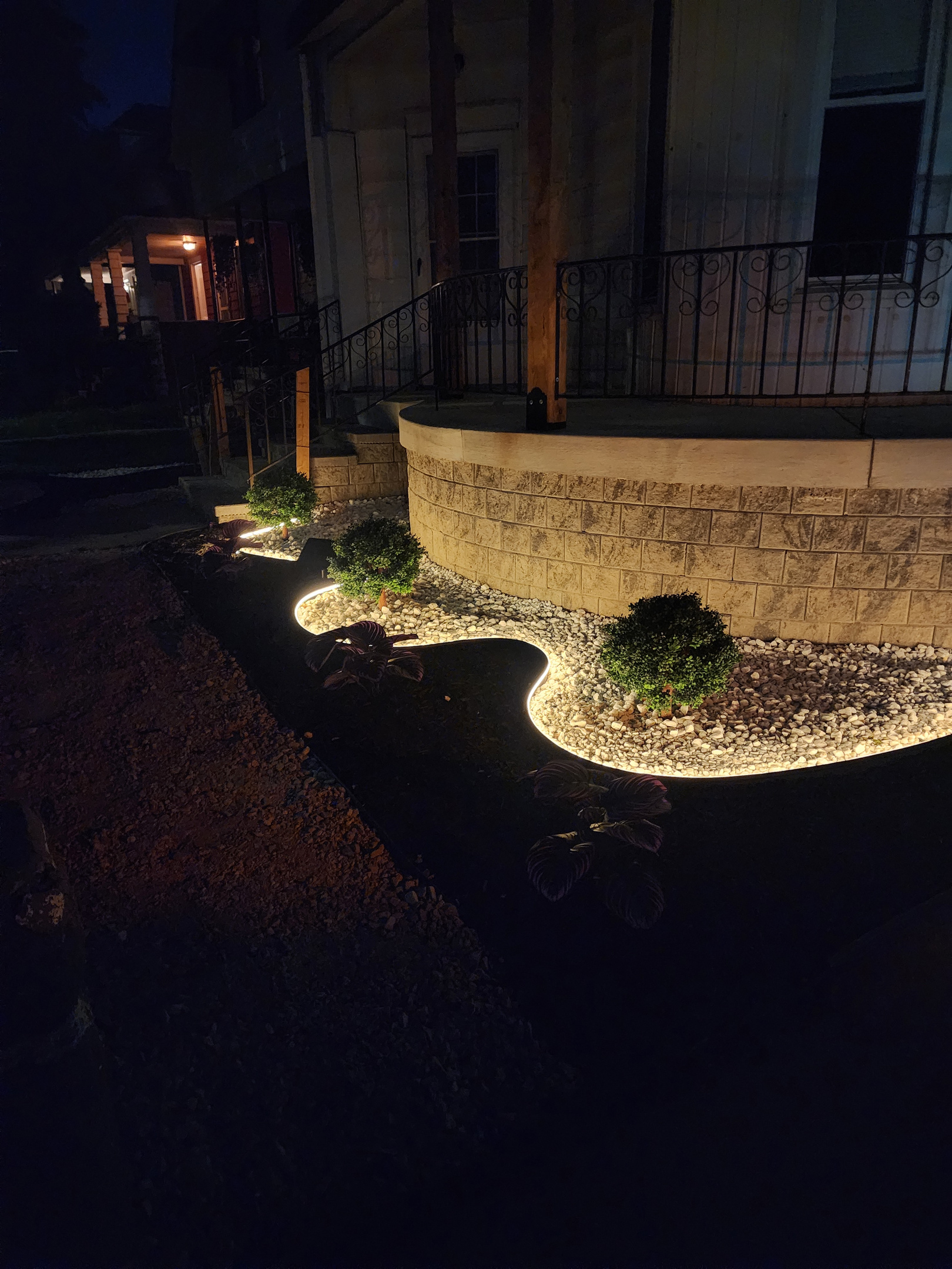 night time lighting