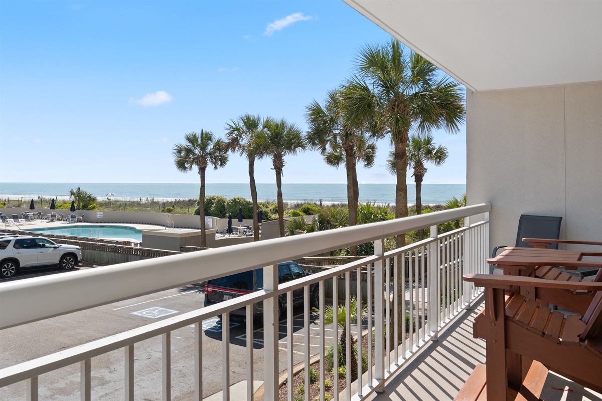Sit back enjoy the sea breeze of the balcony