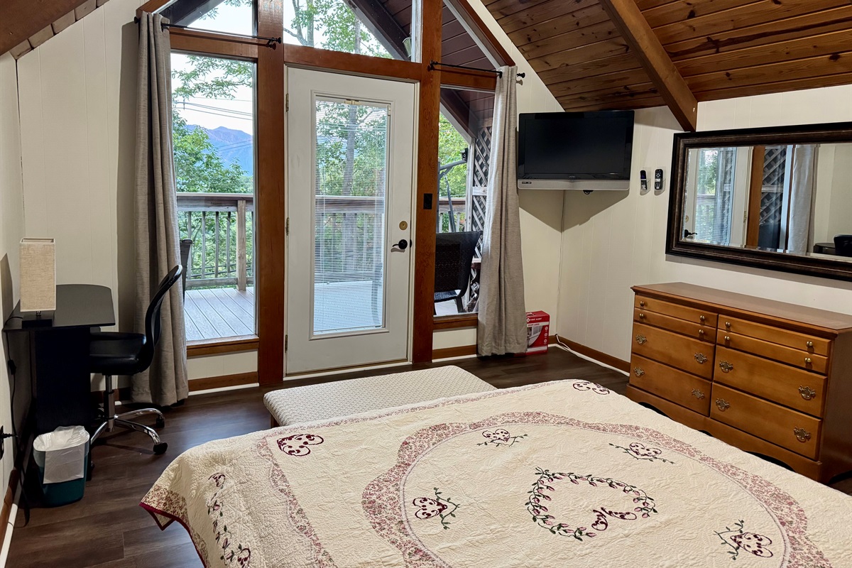 UPSTAIRS BACK BEDROOM VIEW