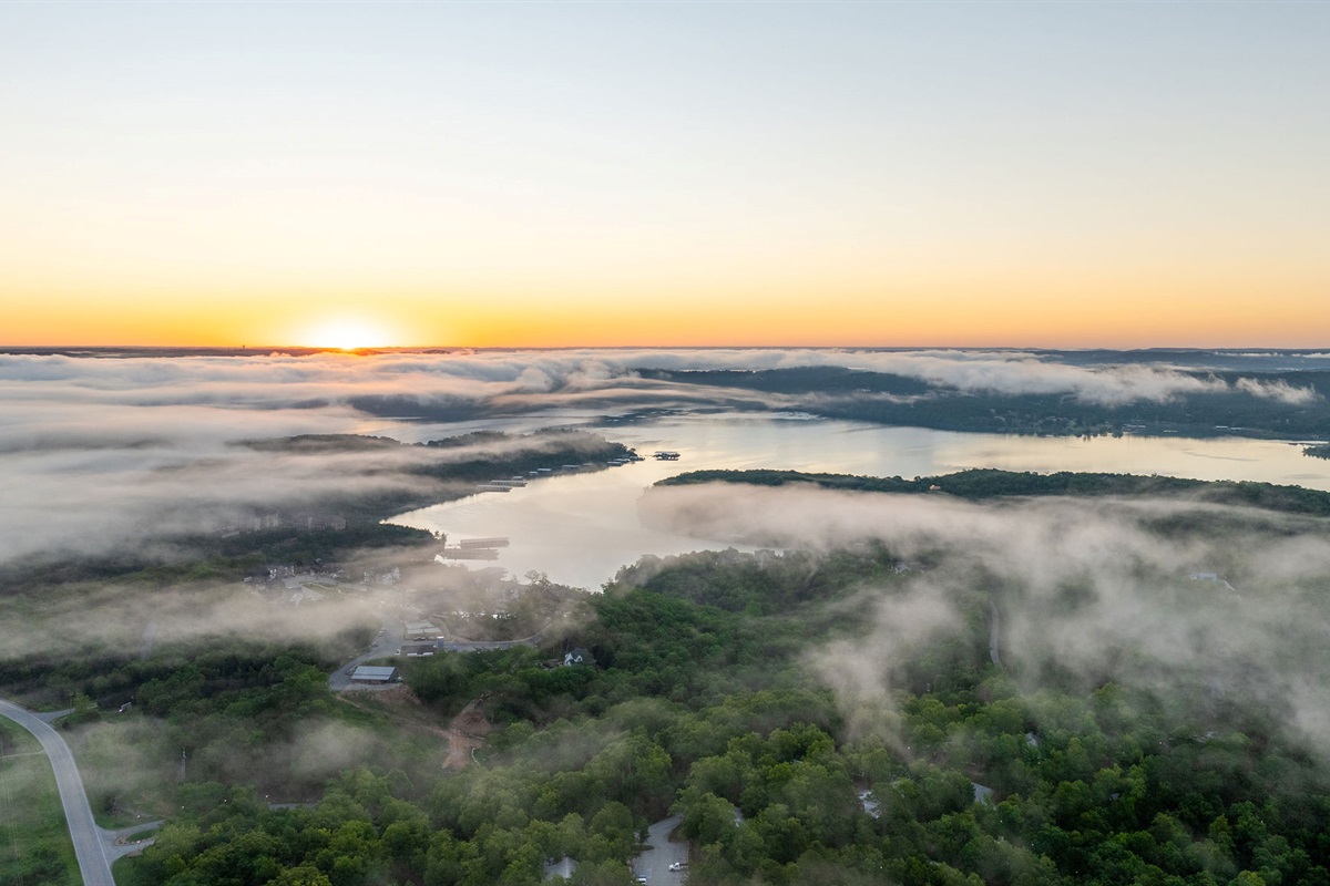 Branson sunrises over the lake are always stunning!
