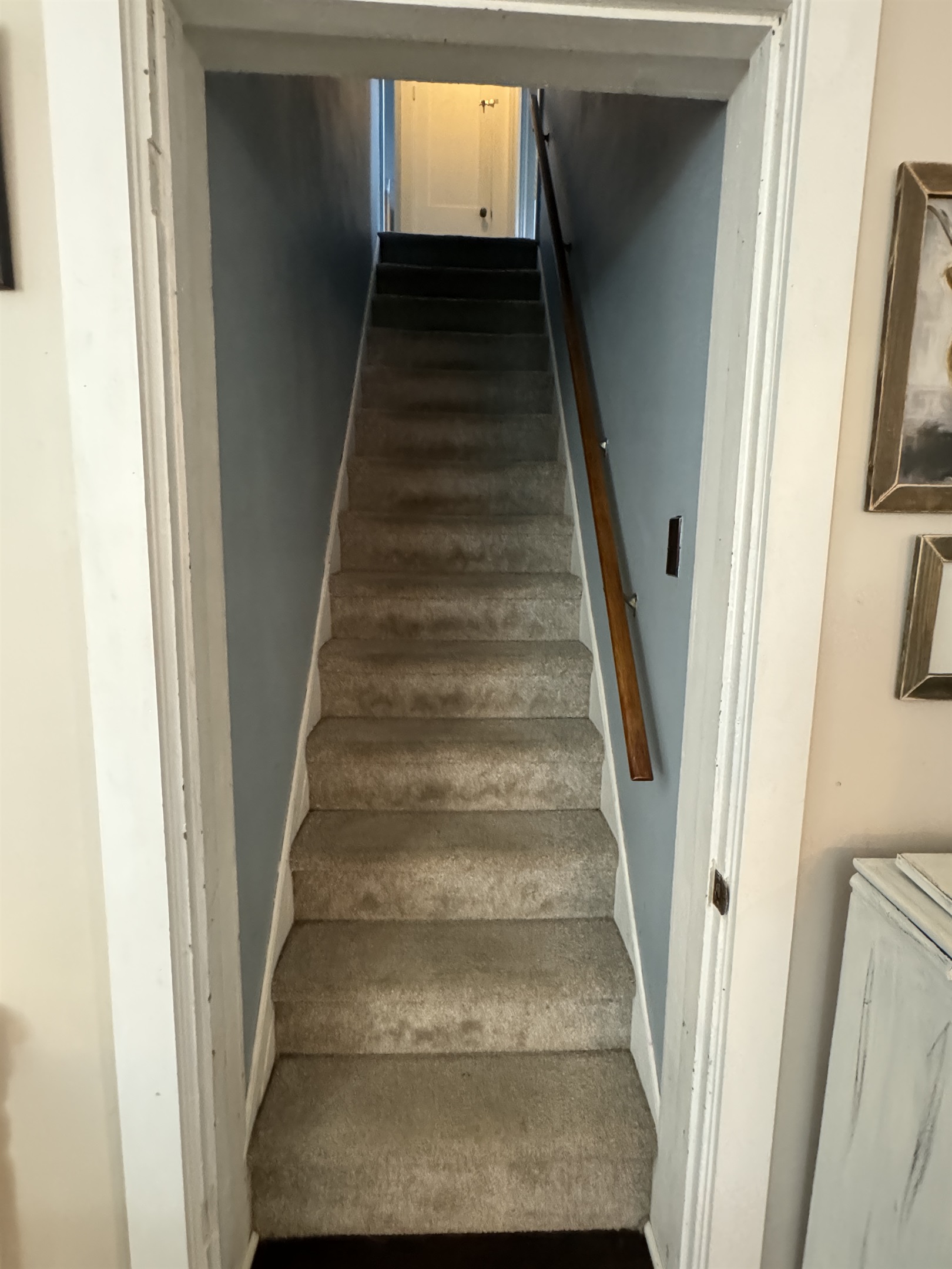 Stairs leading to the 2nd floor