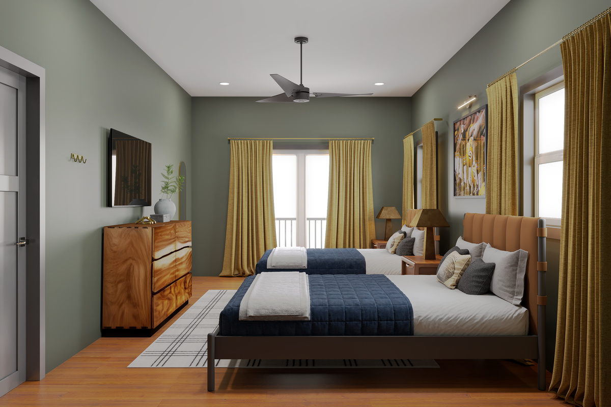 THIS IS A RENDERING - Bedroom 1 - Renovation expected to be completed by August 6th. 