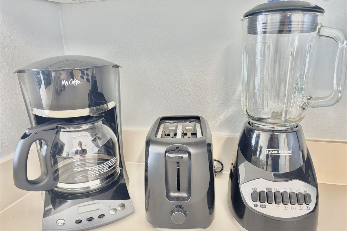 Fully stocked kitchen and appliances