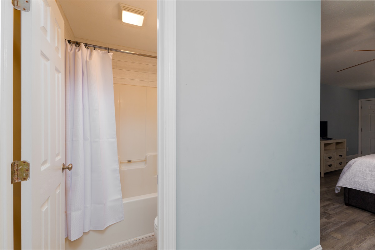 Interior view of a bathroom