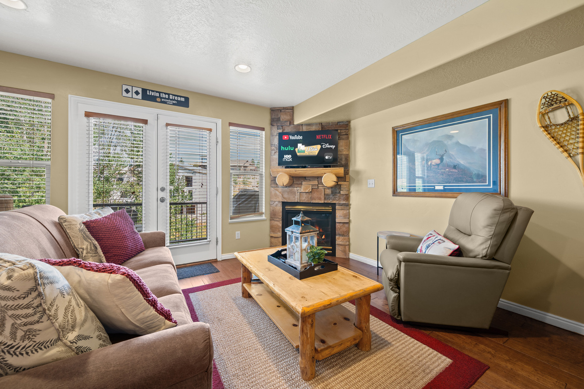Experience seamless communication with friends and guests in the open-concept floor plan.