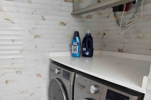 Two combination washers/dryers that make doing laundry twice as fast. 