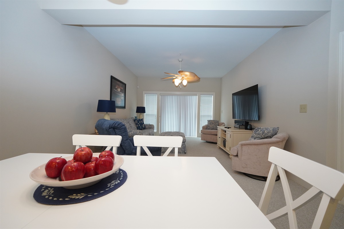 Dining Nook Overlooking the Living Space