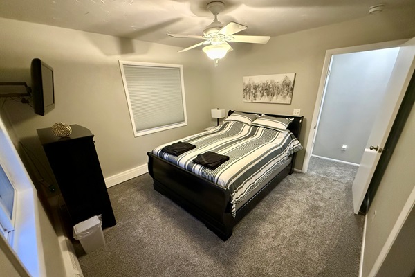 Queen with upgraded mattress