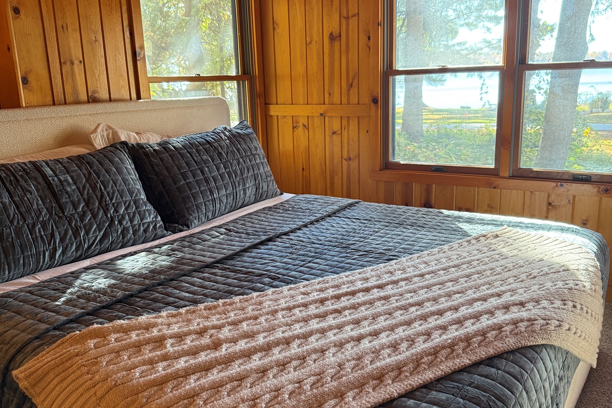 Enjoy your view from bed.