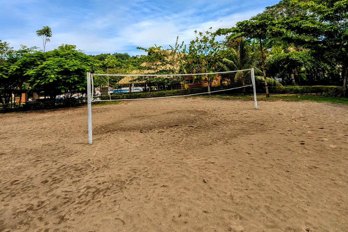 Volleyball court for all to use. Reservations are necessary
