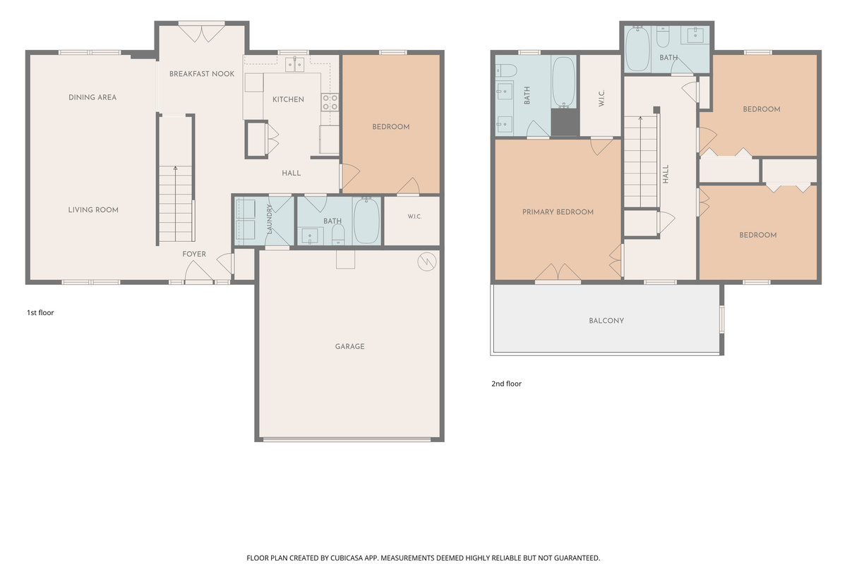 Floor Plan Upstairs/Downstairs