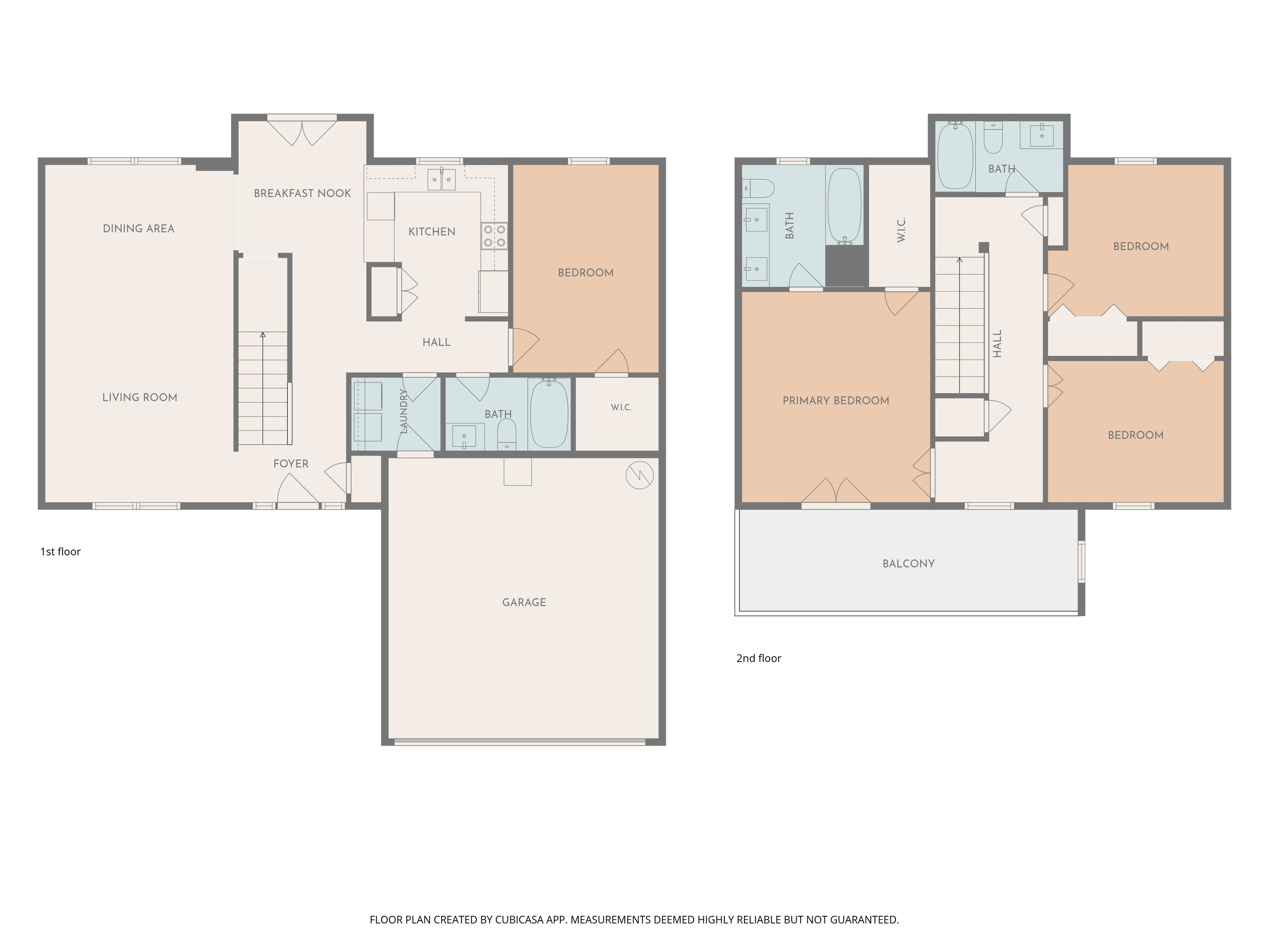 Floor Plan Upstairs/Downstairs