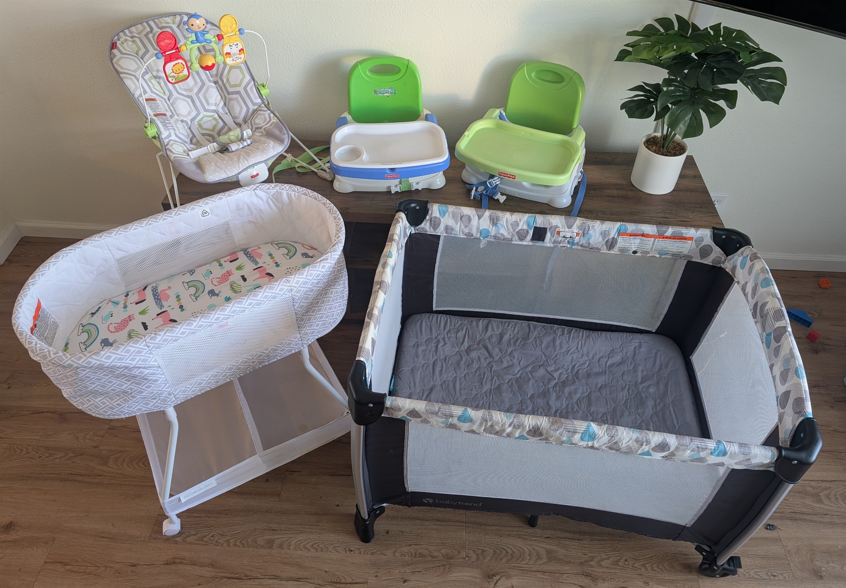 Baby and toddler items.