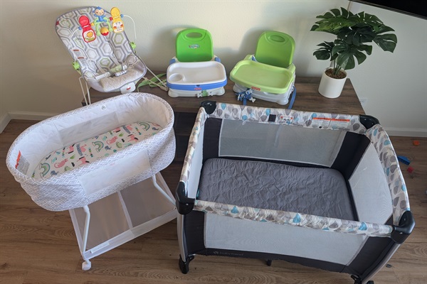 Baby and toddler items.