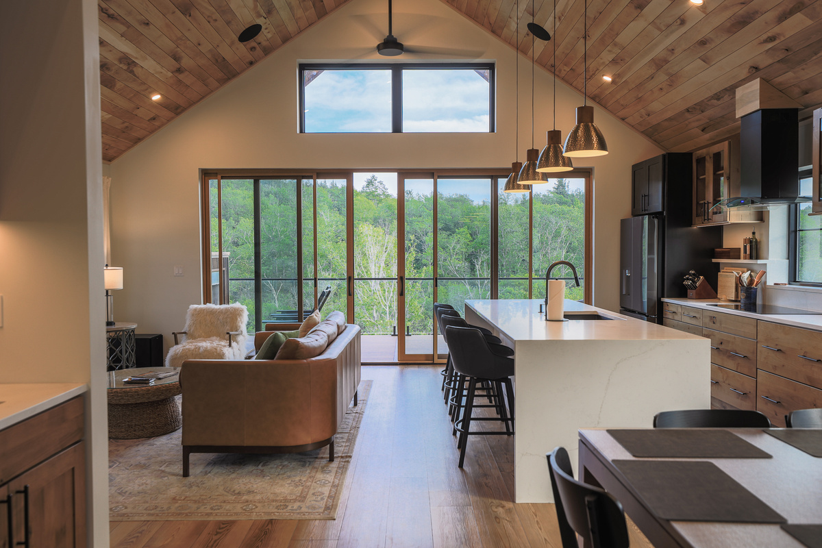 Spacious Great Room with River Views