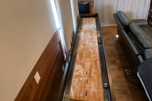 Table shuffleboard.