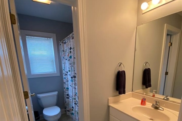 2nd Floor Hallway Bathroom. Pyramid and Queen Bedroom would share bathroom. 