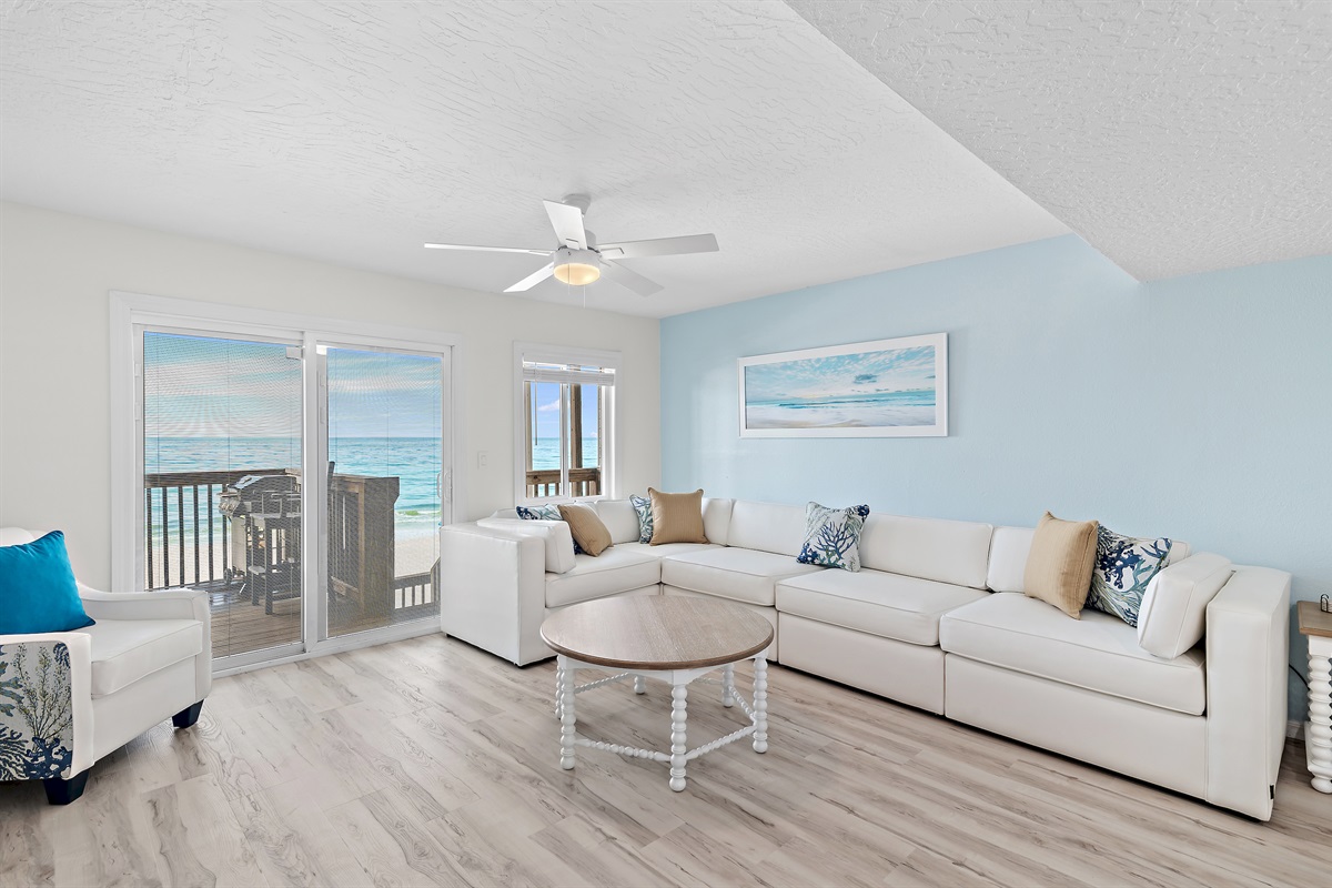 Family Room - Sectional with plenty of seating (2nd floor)