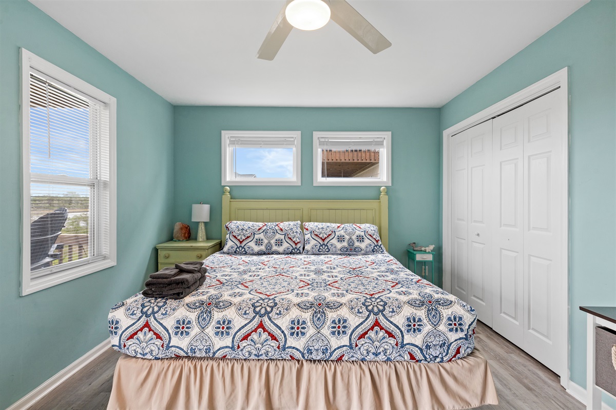 Bright and airy layout with plenty of space to unwind