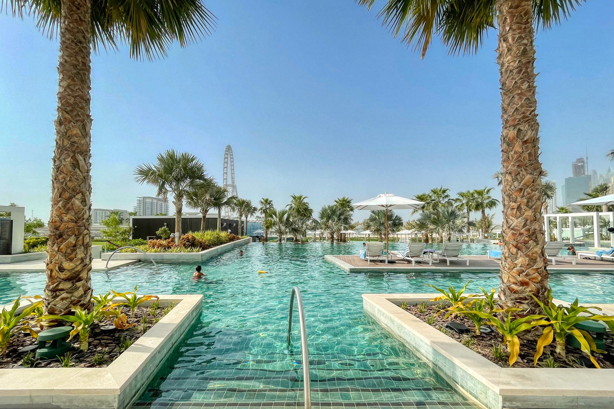 One of the pools with free access for all guests