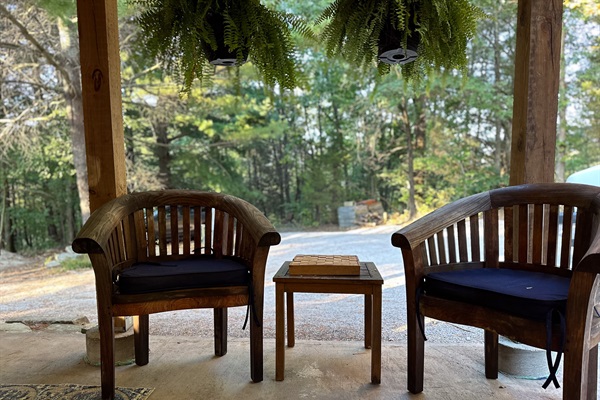 Relax on our spacious front porch