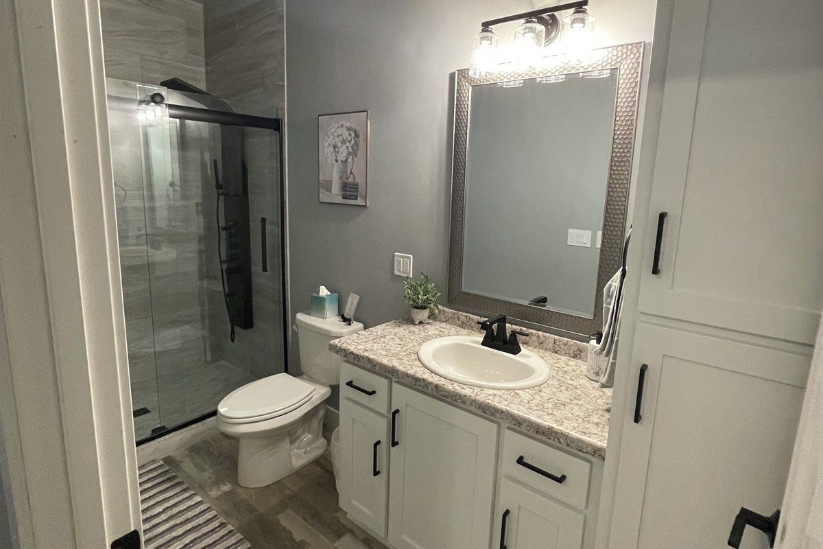 House 2 - bedroom 2 en-suite bathroom