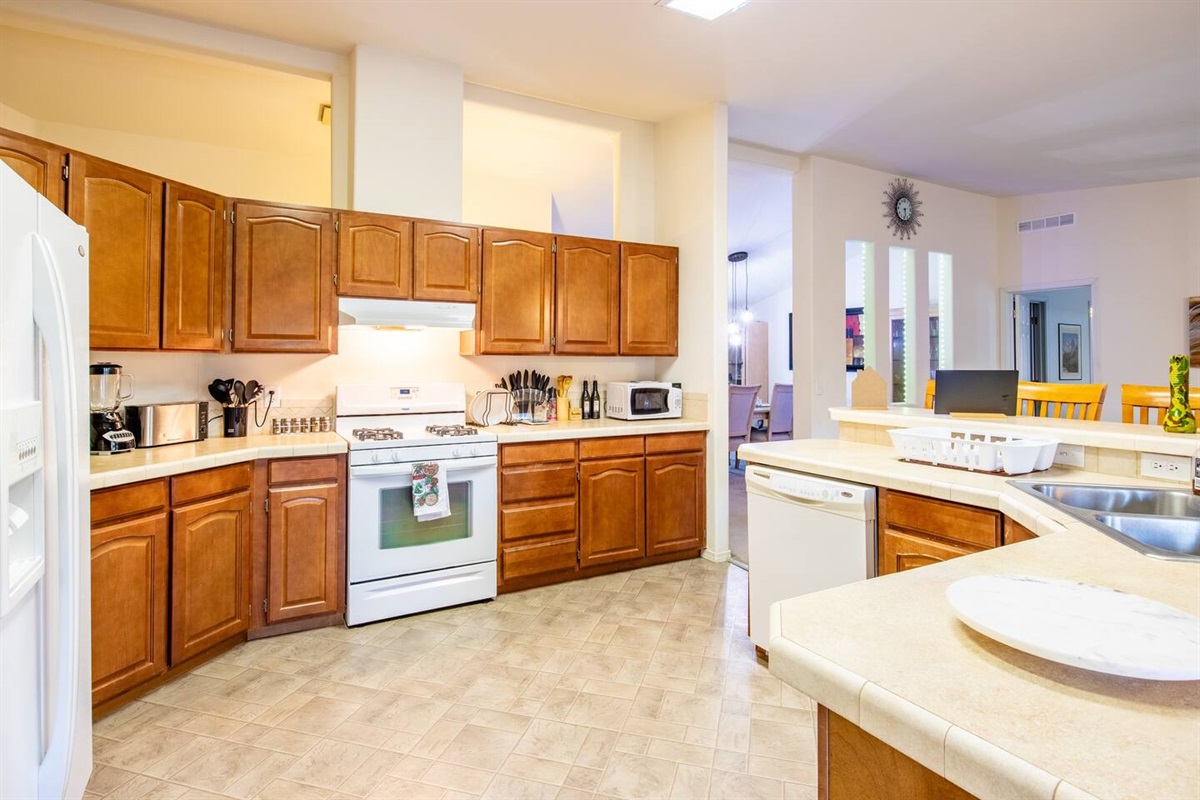 The house features an open layout with a kitchen designed in an open floor plan.