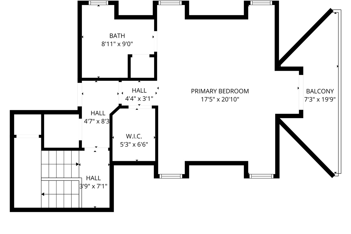 Detailed floor plan