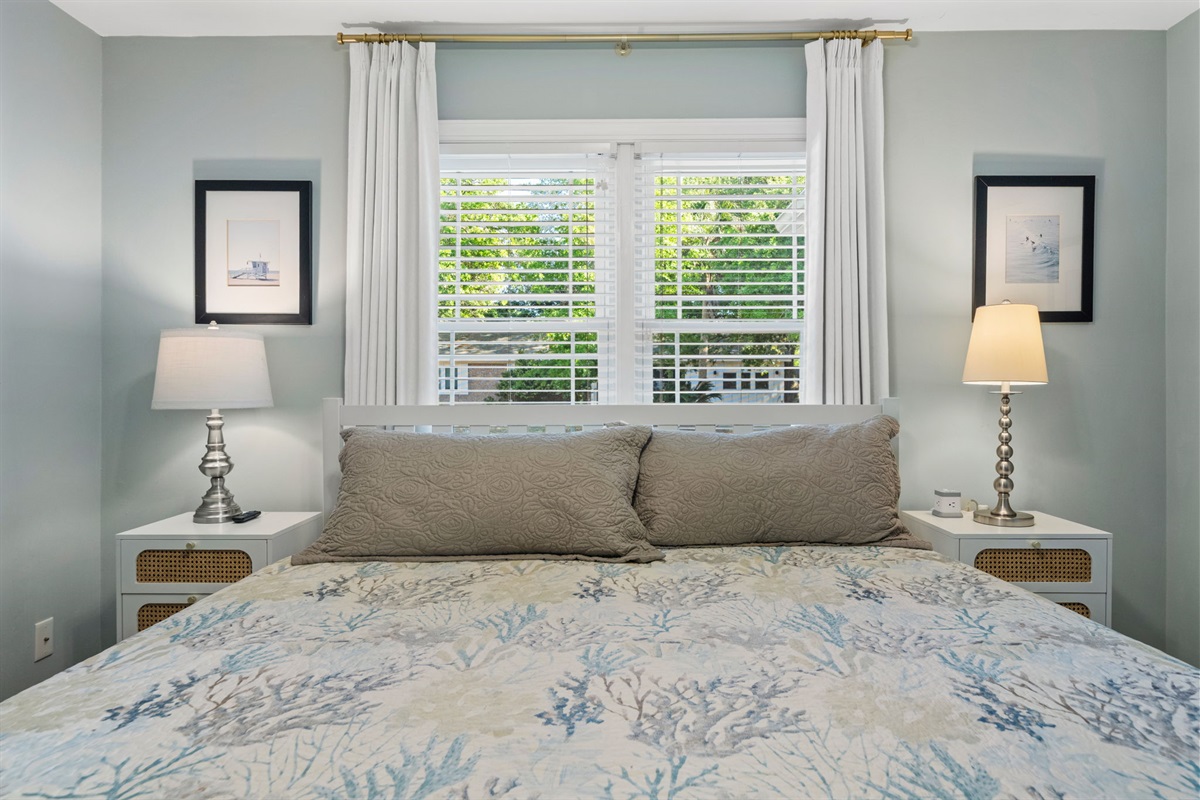 King Bedroom 2 | IOP Escapes Beach Blessing | 3705 Hartnett Blvd, Isle of Palms, SC