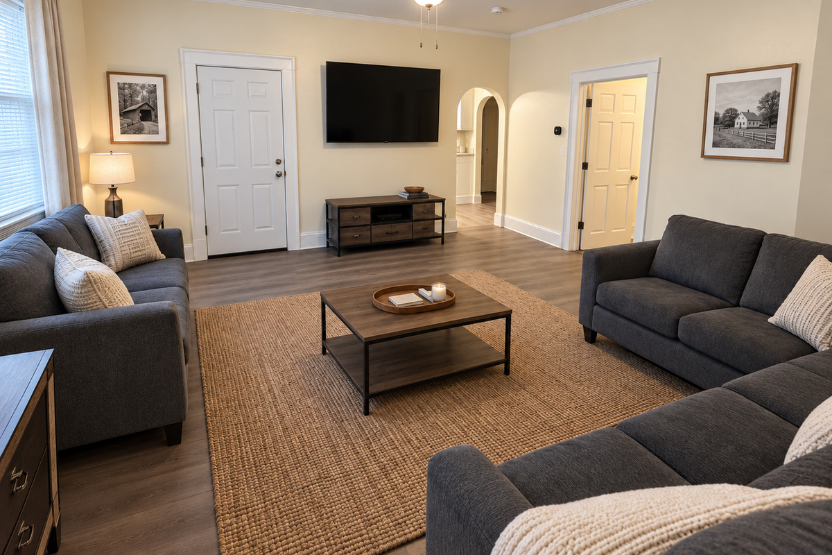 Living room with SmartTV