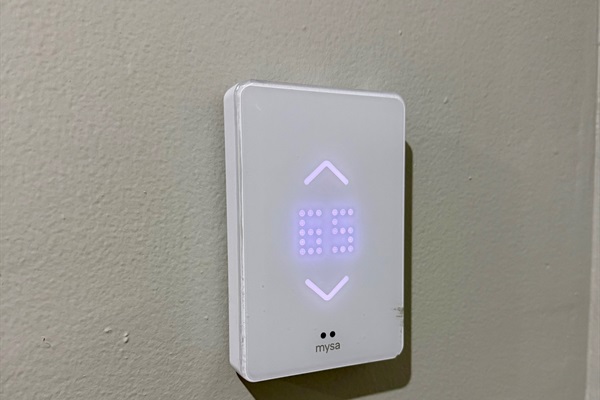 Extra electric heater in downstairs bathroom