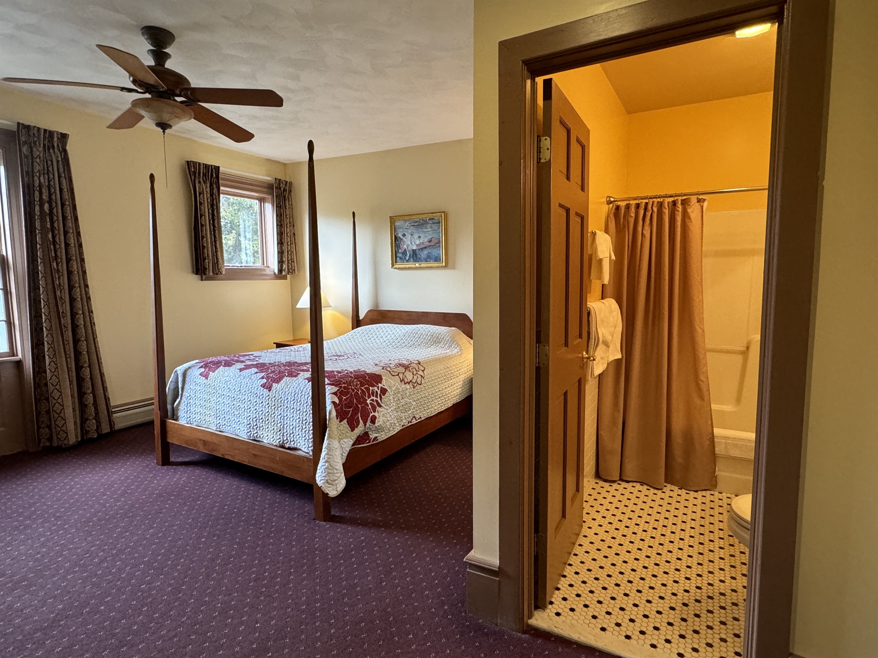 Guest room #2 with private ensuite full bathroom.