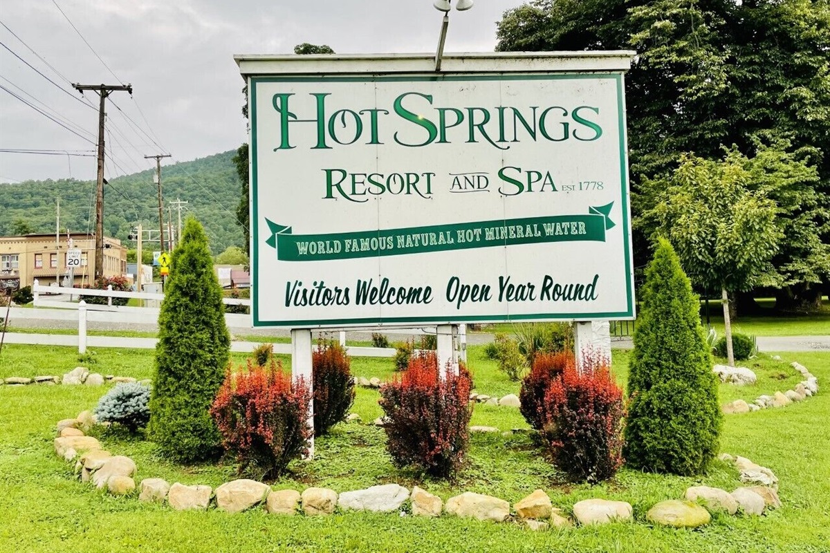 Book an appointment at the Hot Springs Spa for a mineral back soak