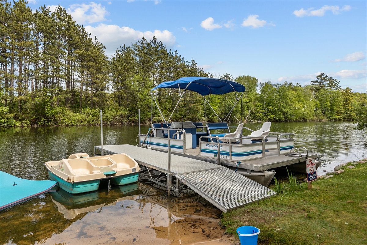 Take in the beauty of the lake from your own private waterfront perch.