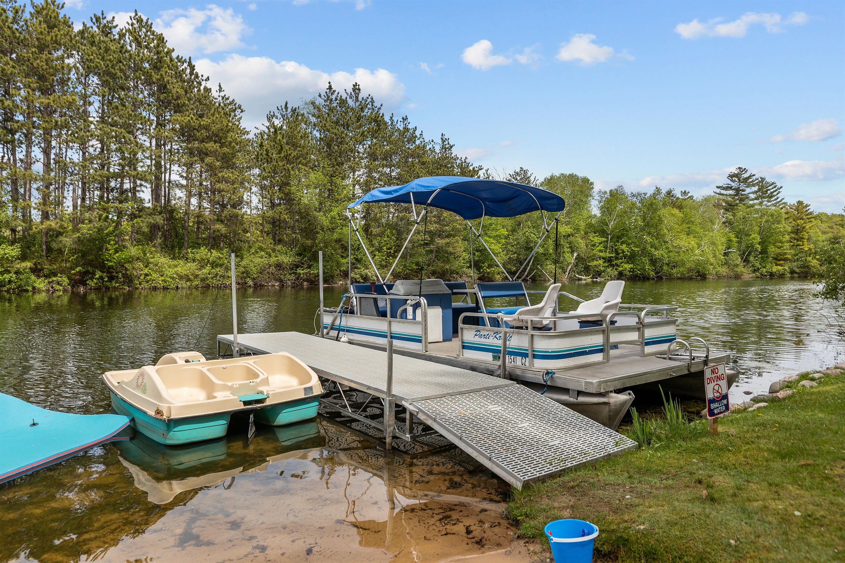 Take in the beauty of the lake from your own private waterfront perch.