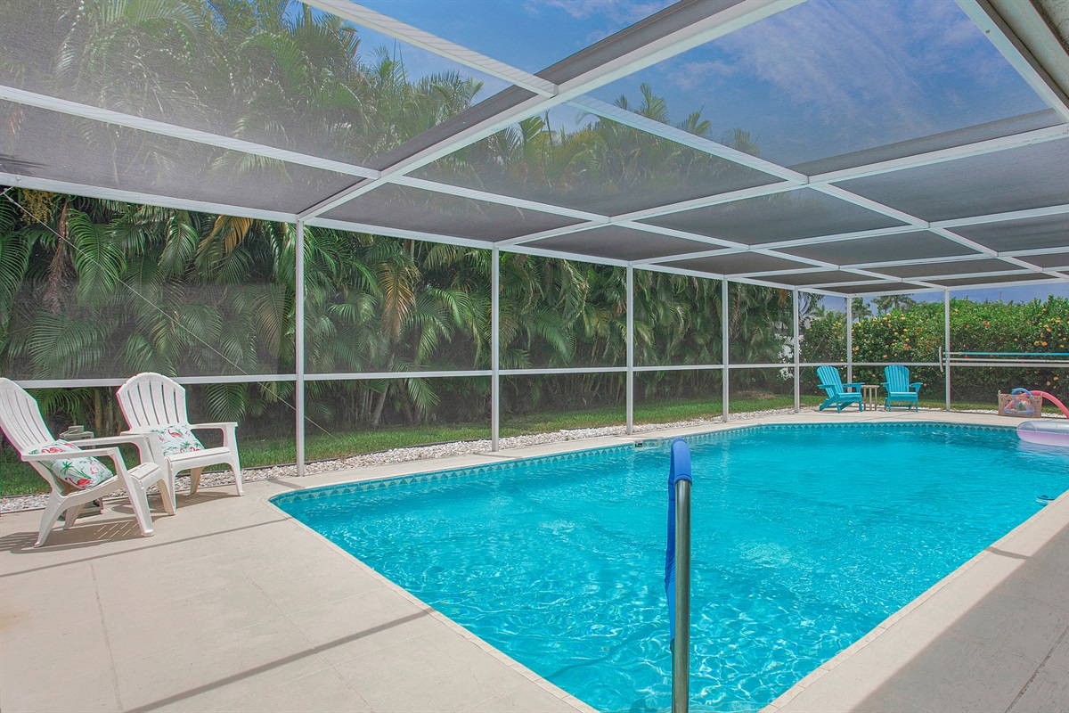 Newly resurfaced Pool
